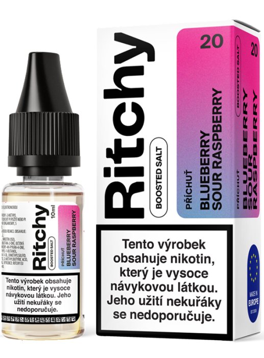 Liquid Ritchy SALT Blueberry Sour Raspberry 10 ml - 10 mg