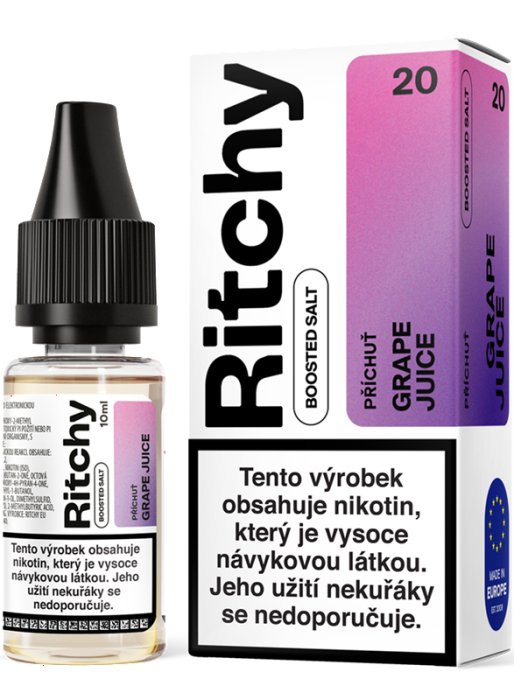 Liquid Ritchy SALT Grape Juice 10 ml - 10 mg