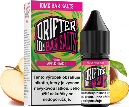 Liquid Drifter Bar Salts Apple Peach 10 ml - 10 mg
