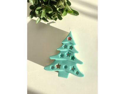 Vianočná sviečka z kokosového vosku