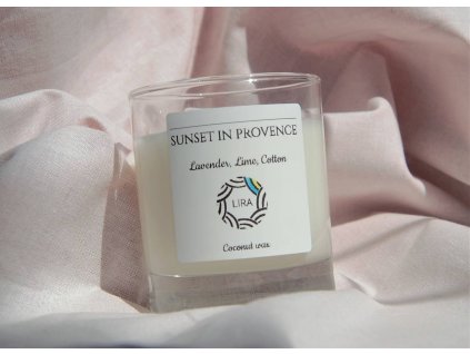 Sviečka z kokosového vosku Sunset in Provence