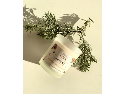 Sviečka z kokosového vosku Advent