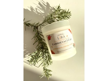 Sviečka z kokosového vosku Zahrievací čaj