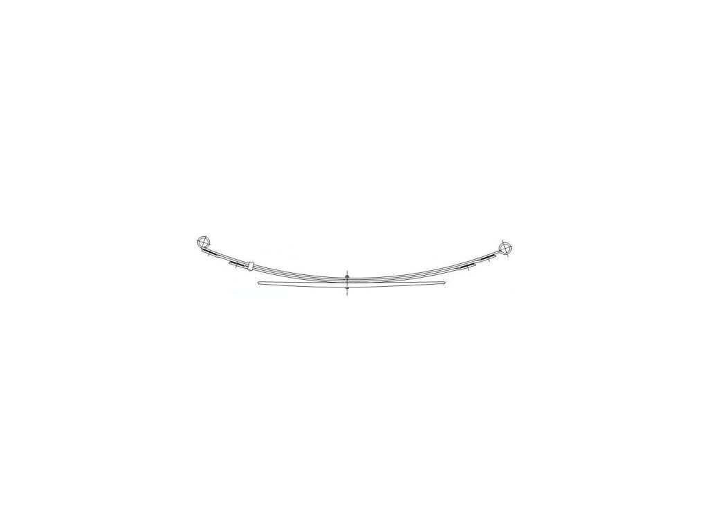 3633 listove pero mercedes 207 208 209 210 307 308 309 310 zadni ctyrliste