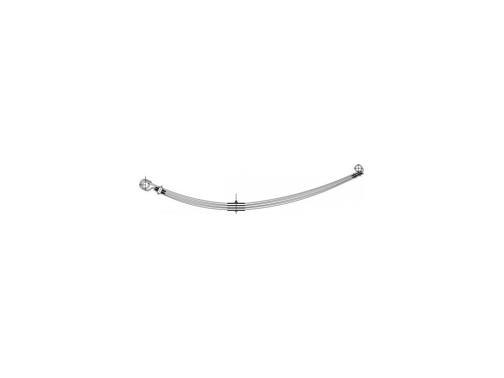 3603 listove pero mercedes 709 811 predni trojliste