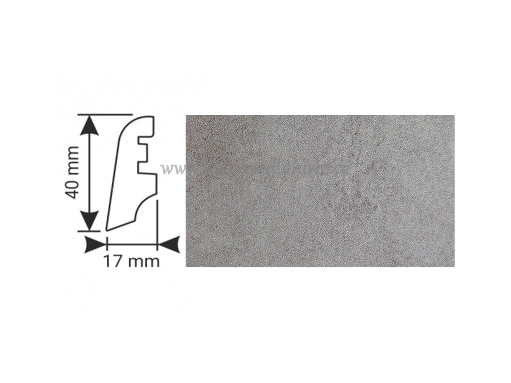 K-Produkt lišta KP40 746 Beton