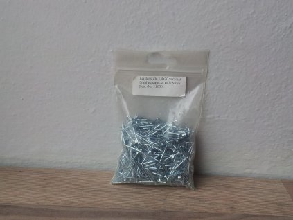 Hřebíky lištové 1,4 x 20 pozink 1000 ks