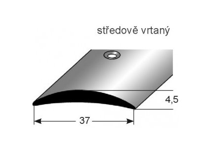 Přechodový profil  37 x 4,5 mm, šroubovací