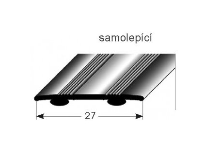 Přechodový profil  27 x 1,7 mm, samolepící
