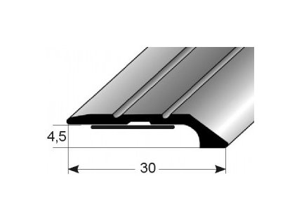 Ukončovací profil  30 x 4,5 mm, samolepící
