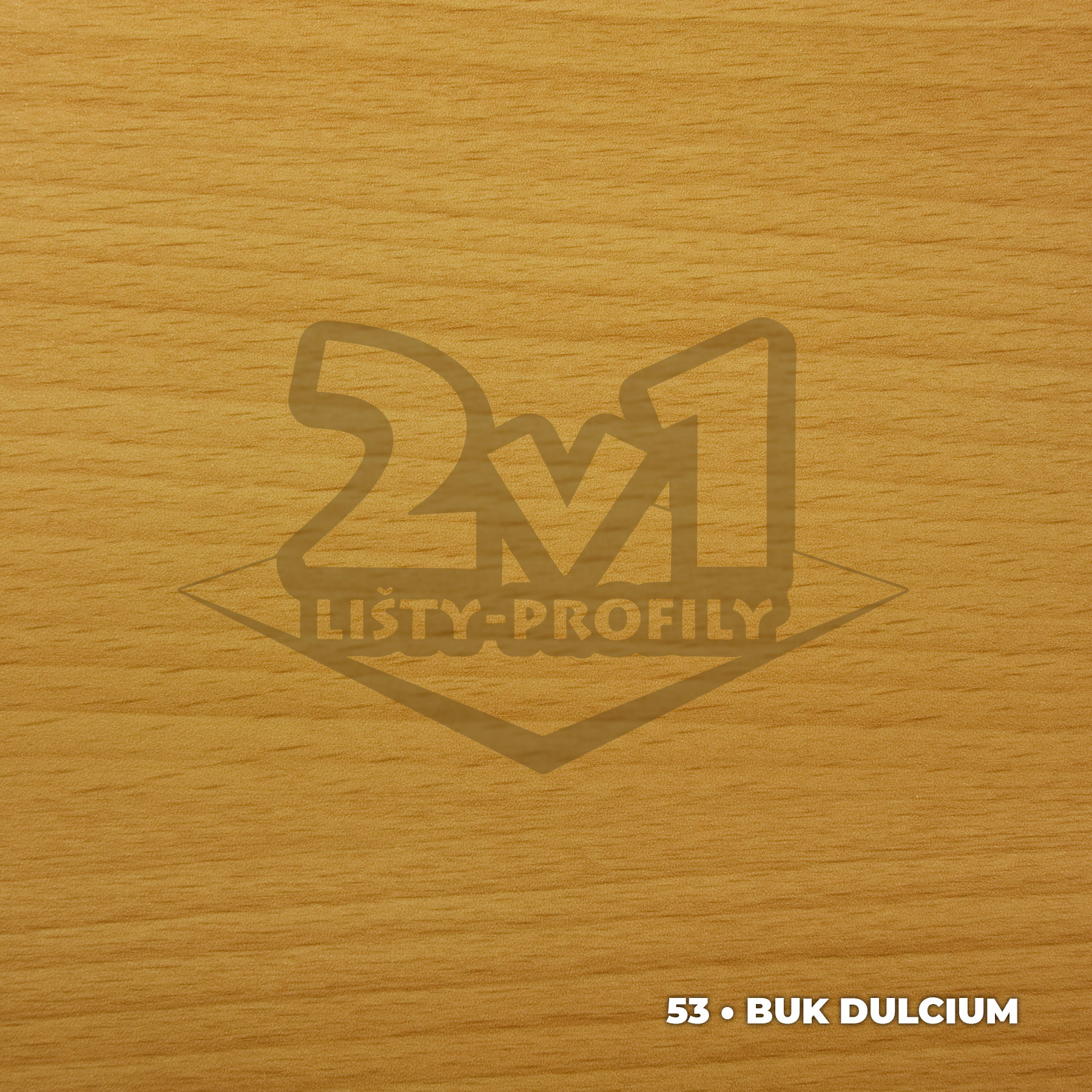 32x5 mm | Prechodový profil samolepiaci DĹŽKA: 270 cm, FARBA: 53 • Buk dulcium