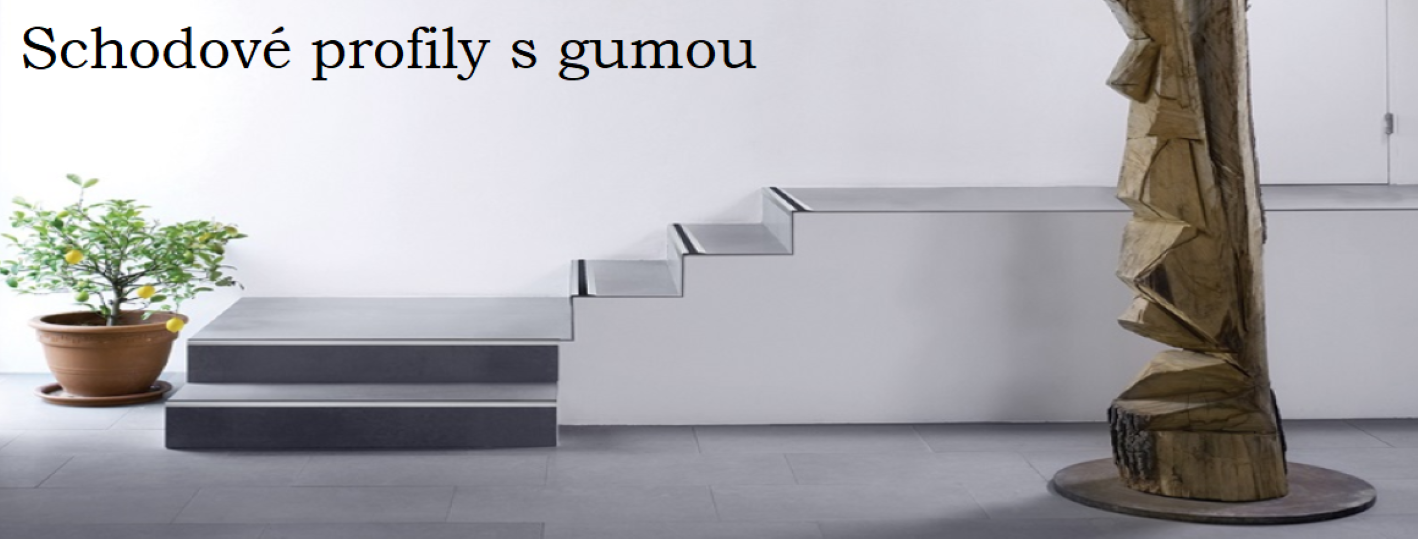 Schody s gumou