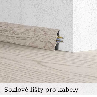 Soklové lišty pro kabely