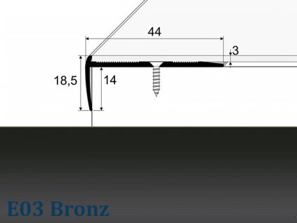 E03 Bronz do3 výška 18,5