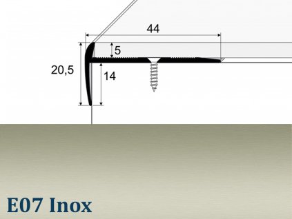 E07 Inox do 5 výška 20,5