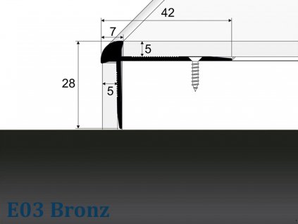 E03 Bronz do 5 výška 28