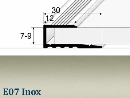 E07 inox zásuvná 7 9 mm