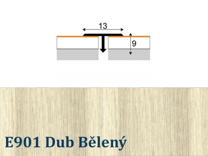 T13 dub bělený E901