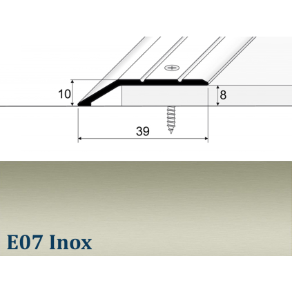 E07 Inox ukončovací do 8mm