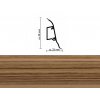 PVC SLK 50 - soklový profil, W178