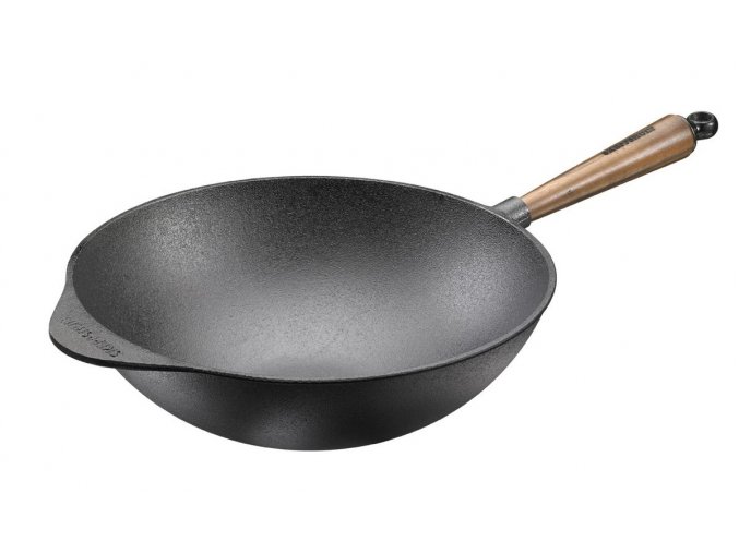 Originál švédský litinový wok SKEPPSHULT 0875V