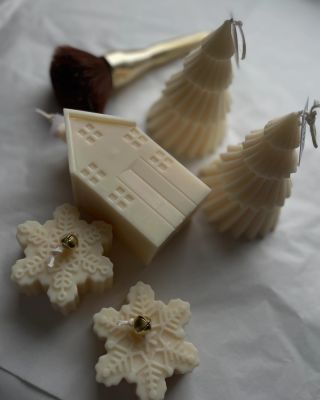 ✨💫⭐️ #vanoce #svicky #dekorace #prirodnisvicky #zima #vanocnidekorace #littestudio