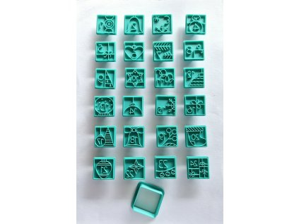 Sada vykrajovátek "Adventní kalendář II"