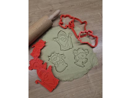 Sada vykrajovátek- Mikuláš, čert a anděl