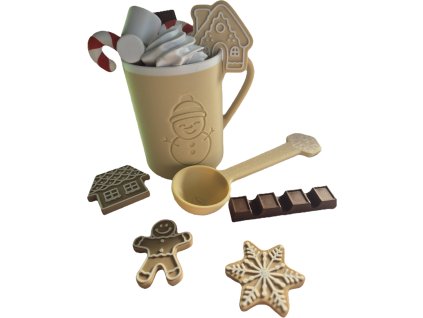 Sada horká čokoláda- béžová