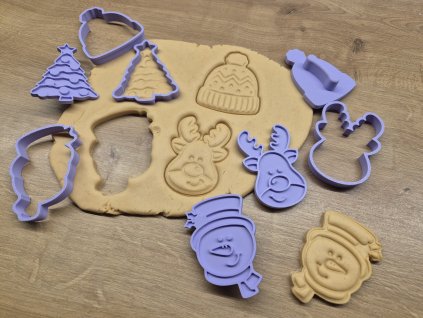 Sada vykrajovátek- Zimní pohoda