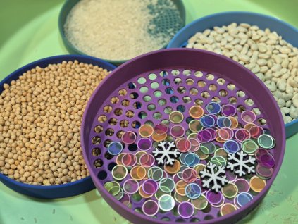 Sada mega sít pro třídění smyslového materiálu