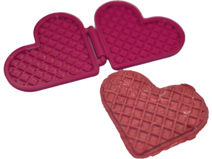 Vaflovač - srdíčko