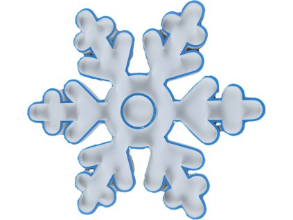 Vysypávací tác- Vločka