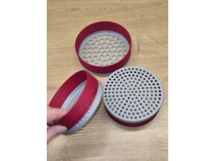 Sada sít- šedočervená