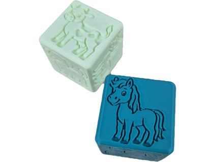 Obtiskávací kostka- Zvířátka