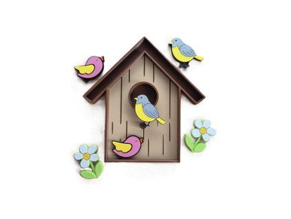 Vysypávací tác- Ptačí budka