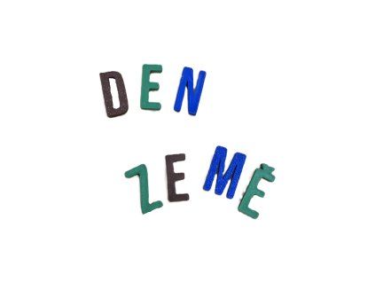 Nápis DEN ZEMĚ