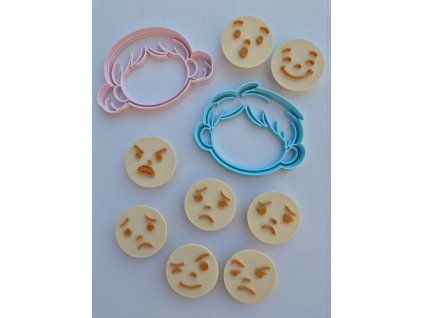 Sada razítek s emocemi (holka a kluk)