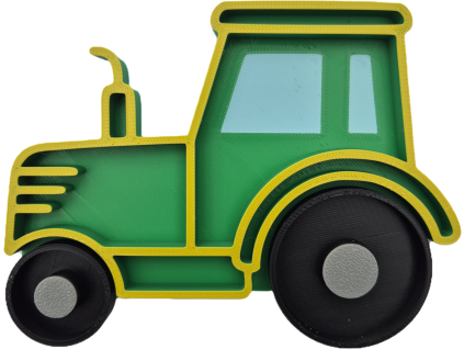 Mini tác traktor- točíčí kola