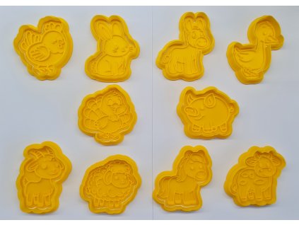 Sada vykrajovátek "Zvířátka na farmě II."