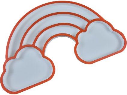 Vysypávací tácek- Duha