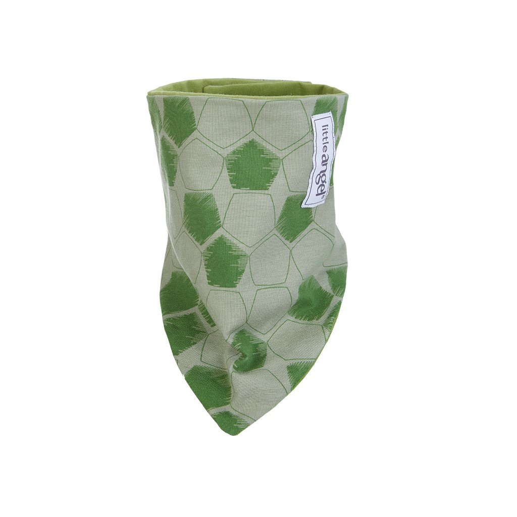 Šátek na krk podšitý Outlast® - zelená fotbal/zelená matcha