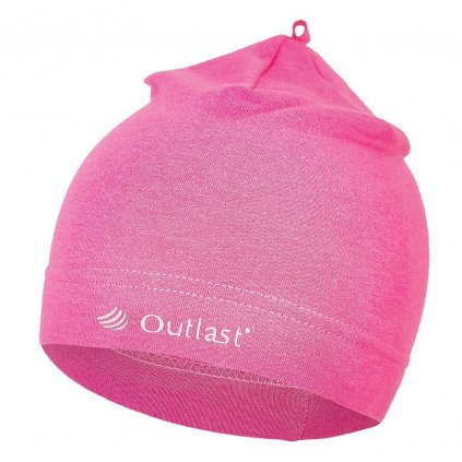Čepice smyk natahovací Outlast ® - růžová