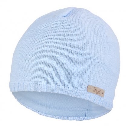 Čepice pletená hladká Outlast ® - sv.modrá