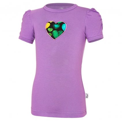 Tričko dívčí tenké KR Outlast® - fialová