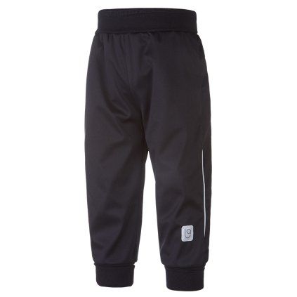 Kalhoty softshell STRETCH tenké - černá