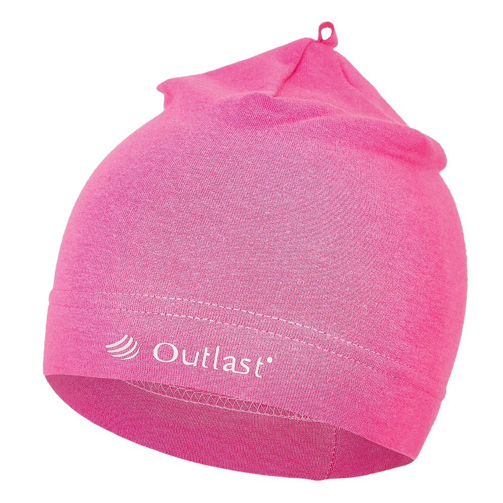 Little Angel Čepice smyk natahovací Outlast ® - růžová Velikost čepic: 1 | 36-38 cm