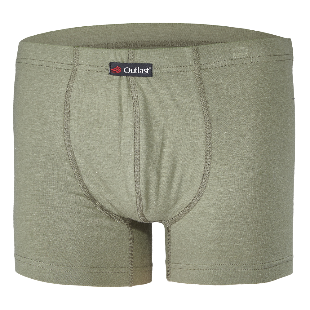 BARIDI wear Boxerky pánské tenké plochý šev Outlast® - khaki Velikost oblečení: 4XL