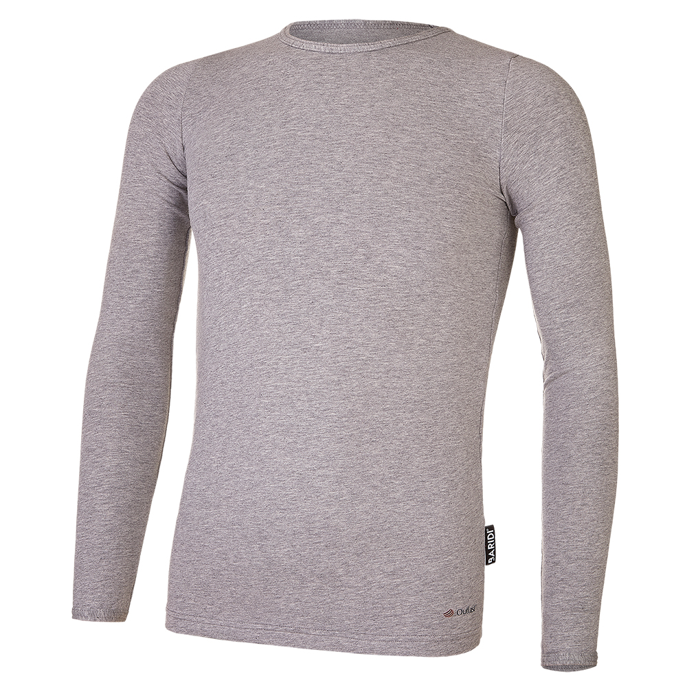 BARIDI wear Tričko smyk DR Outlast® - šedý melír Velikost oblečení: 158