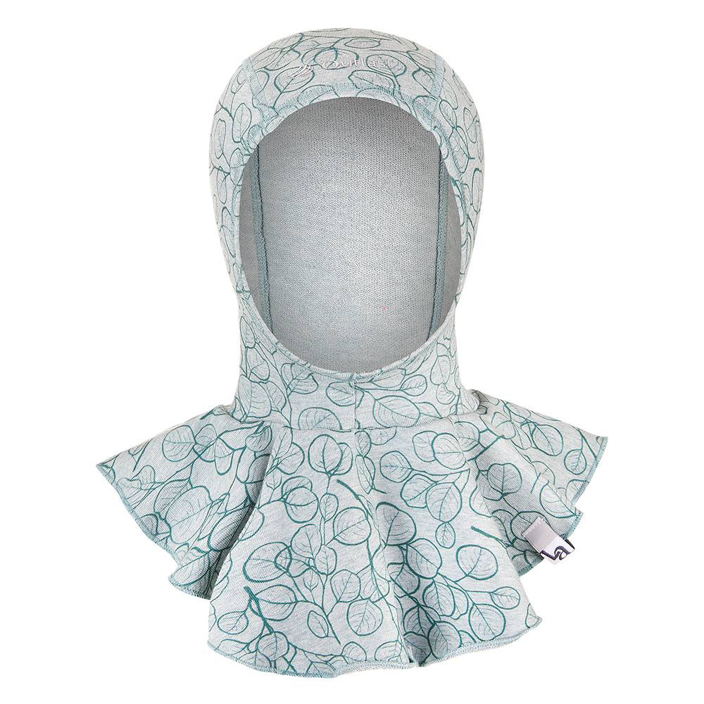 Little Angel Kukla smyk TISK Outlast® - lišejník melír eukalyptus Velikost čepic: 3 | 42-44 cm